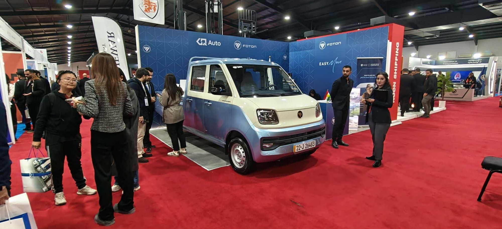 افتتاح أول معرض للنقل واللوجستيات في العاصمة أربيل بمشاركة 125 شركة دولية