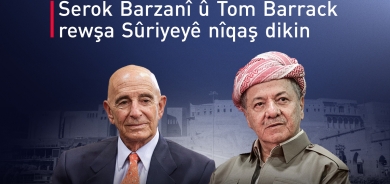 Serok Barzanî bi Tom Barrack re dicive