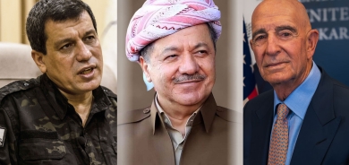 اجتماعٌ ثلاثي بأربيل يجمع الرئيس بارزاني ومظلوم عبدي وتوم باراك