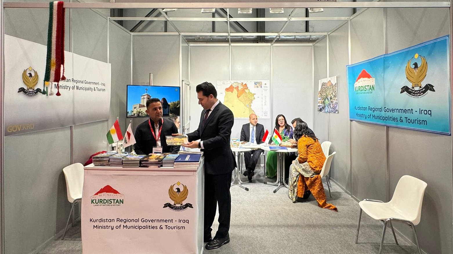 وفد من إقليم كوردستان يشارك في أحد أكبر معارض السياحة عالمياً