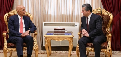 سەرۆکی حکوومەتی هەرێمی کوردستان لە پیرمام، لەگەڵ تۆم باڕاک نوێنەری تایبەتیی سەرۆکی ئەمریکا بۆ سووریا و باڵیۆزی ئەمریکا لە تورکیا کۆبووەوە.