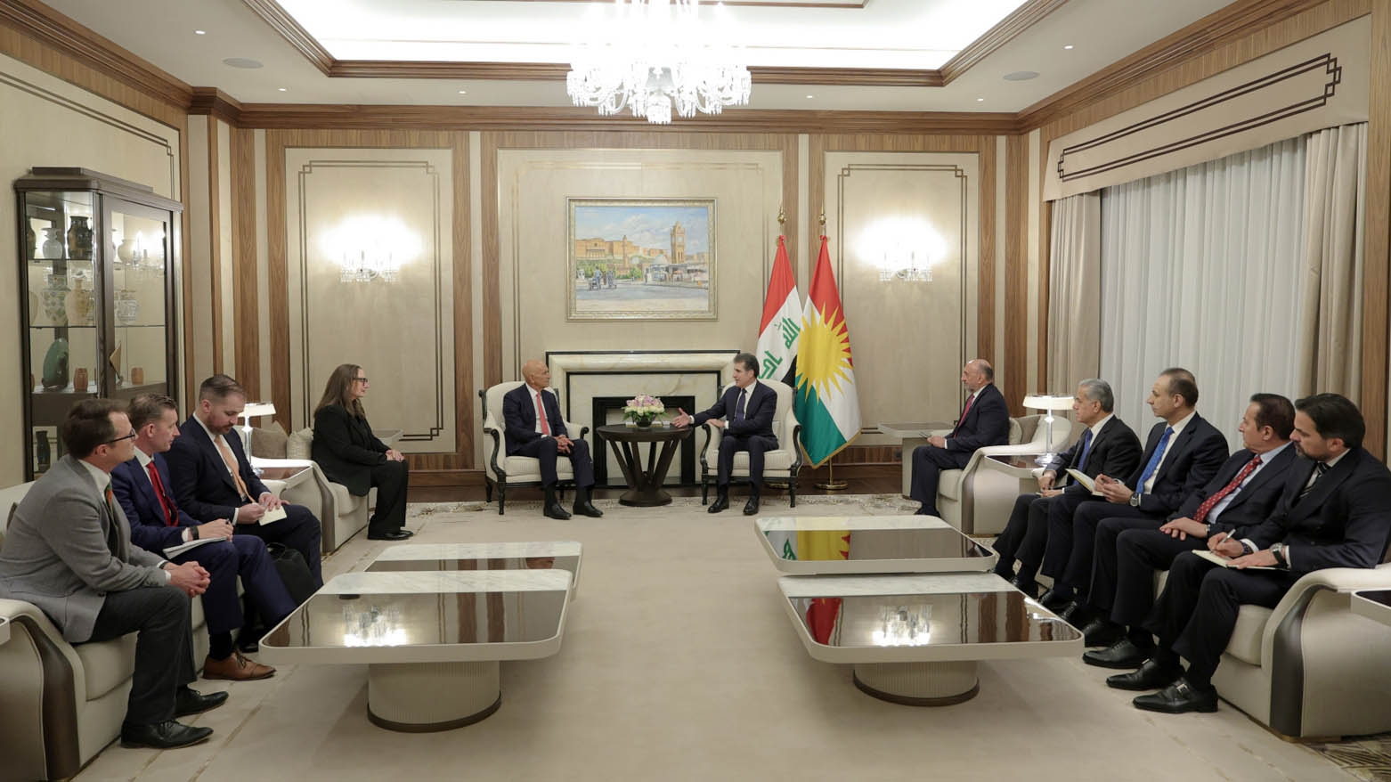 نيجيرفان بارزاني يستقبل مبعوث ترامب لشؤون سوريا: لا بديل عن الحوار لضمان حقوق كافة المكونات