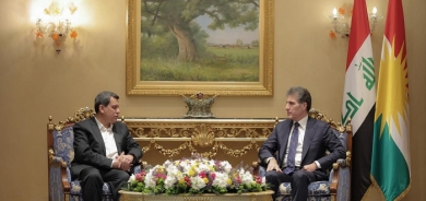President Nechirvan Barzani meets with the Commander of the SDF and the President of the ENKS