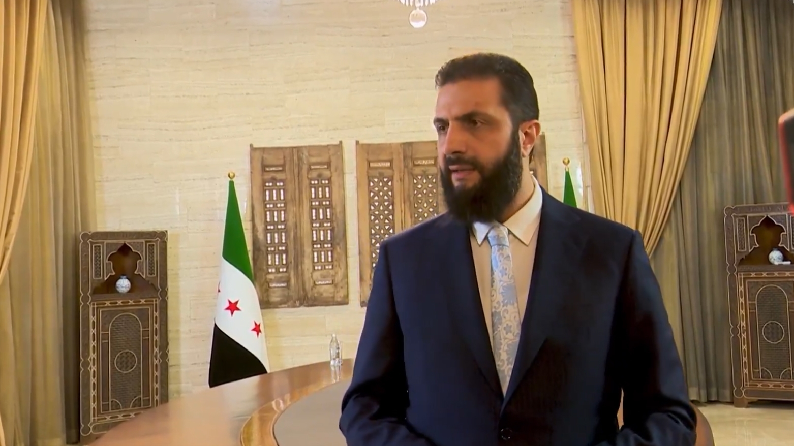 Serokê Sûriyê spasiya Serok Barzanî, Trump û serkirdeyên cîhanê kir ji bo rola wan di rêkeftinê de