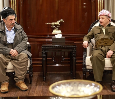 لە پیرمام، سەرۆك مسعود بارزانی پێشوازی لە بەڕێز محەمەدی حاجی مەحمود سەرۆکی پارتی سۆسیال دیموکراتی کوردستان کرد.