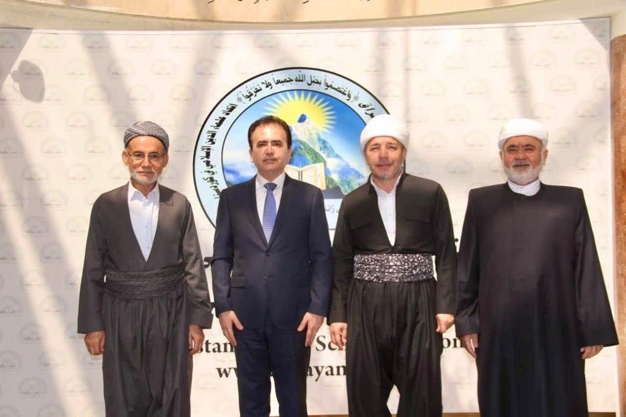 وەزیری ئەوقاف و کاروباری ئایینی سەردانی یەکێتی زانایانی ئاینی ئیسلامی کوردستان دەکات