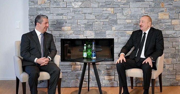 Prime Minister Masrour Barzani Holds Series of High-Level Meetings in Davos