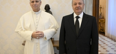 ئەمڕۆ چوارشەممە 21/1/2026، سەرۆک  بارزانی لە ڤاتیکان لەگەڵ پاپا فڕانسیس، پاپای ڤاتیکان کۆبووەوە.