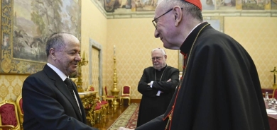 الرئيس مسعود بارزاني يجتمع مع رئيس وزراء الفاتيكان في إطار زيارته الرسمية