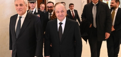 Serok Barzanî li gel Cîgirê Serokwezîr û Wezîrê Derve yê Îtalyayê civiya