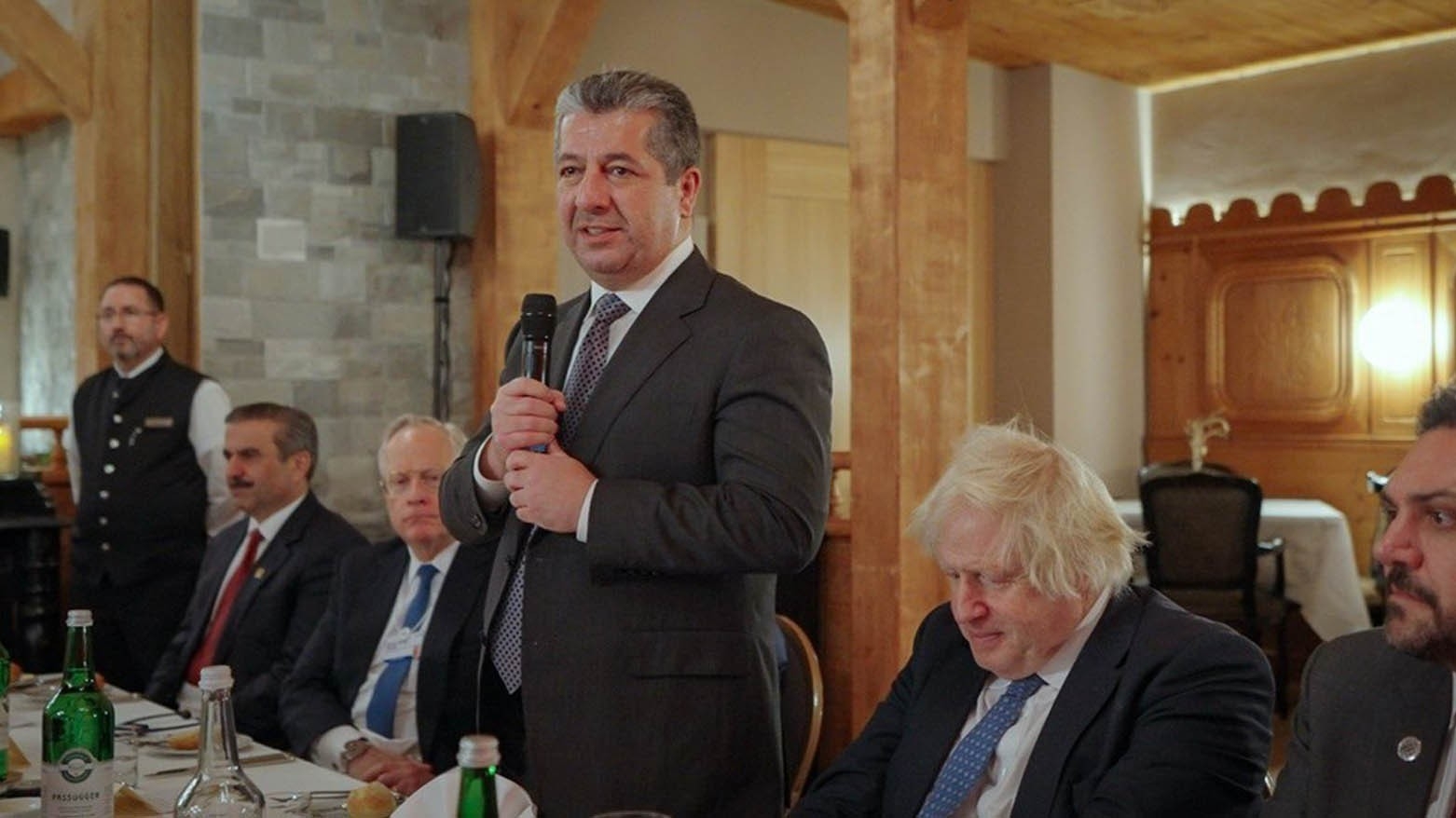 Kurdistan Region PM Highlights Economic Goals and Rojava Crisis Following Davos Forum