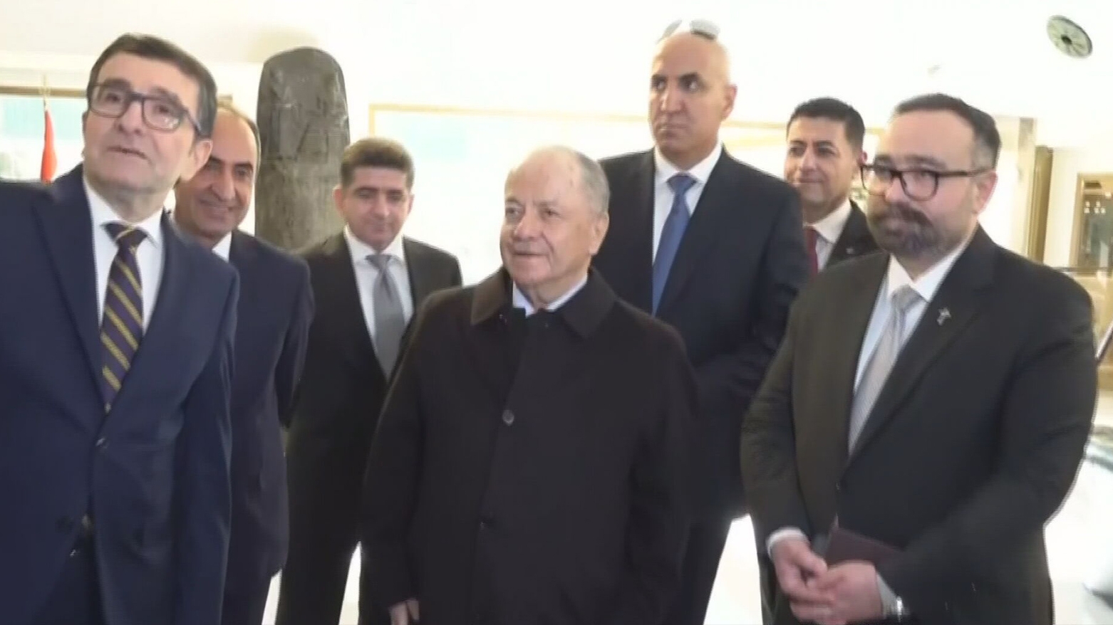 الرئيس بارزاني يجري زيارة للسفارة العراقية في إيطاليا