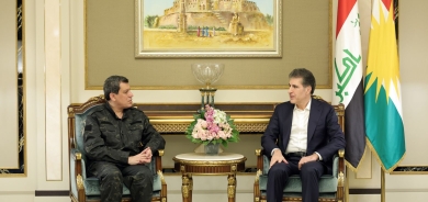 نيجيرفان بارزاني يستقبل مظلوم عبدي في أربيل