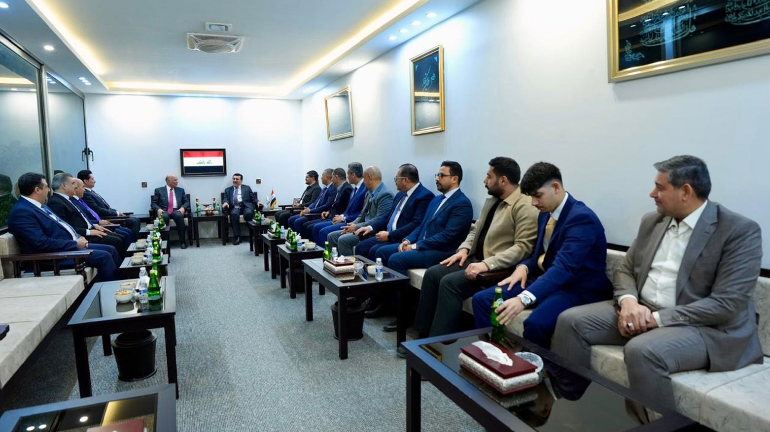 قيادة الديمقراطي الكوردستاني في بغداد تلتقي برئيس وأعضاء تحالف تصميم