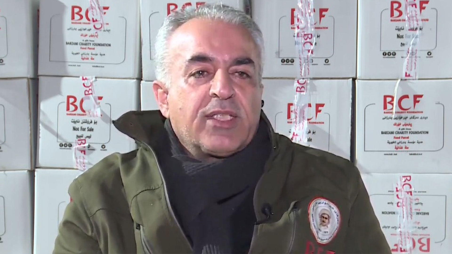 موسى أحمد: مؤسسة بارزاني الخيرية تواصل حملتها الإغاثية في كوردستان سوريا