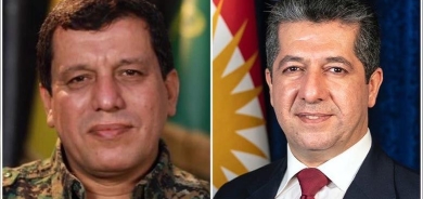 مسرور بارزاني ومظلوم عبدي يبحثان هاتفياً مساعي التهدئة وملف نقل معتقلي داعش إلى العراق