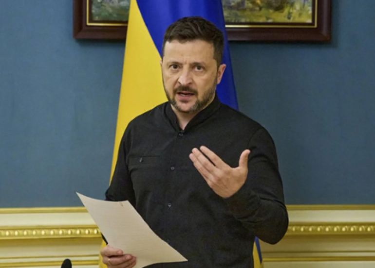 ڤۆلۆدیمێر زیلینسكی سەرۆكی ئۆكرانیا: ئەوروپا پێویستی بە هێزێكی چەكداری تایبەتیی خۆی هەیە نەك تەنیا ناتۆ