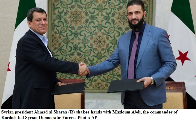 SDF, Syrian Government Reach Understanding to Halt Hostilities in Northern Syria