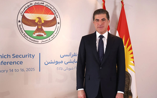 نـێــچـیــرڤـــان بـــارزانــی، ســەرۆکی هەرێمی کوردستان پێشوازی له‌ رێككه‌وتنى حكوومه‌تى سووريا و (هه‌سه‌ده‌) ده‌كات