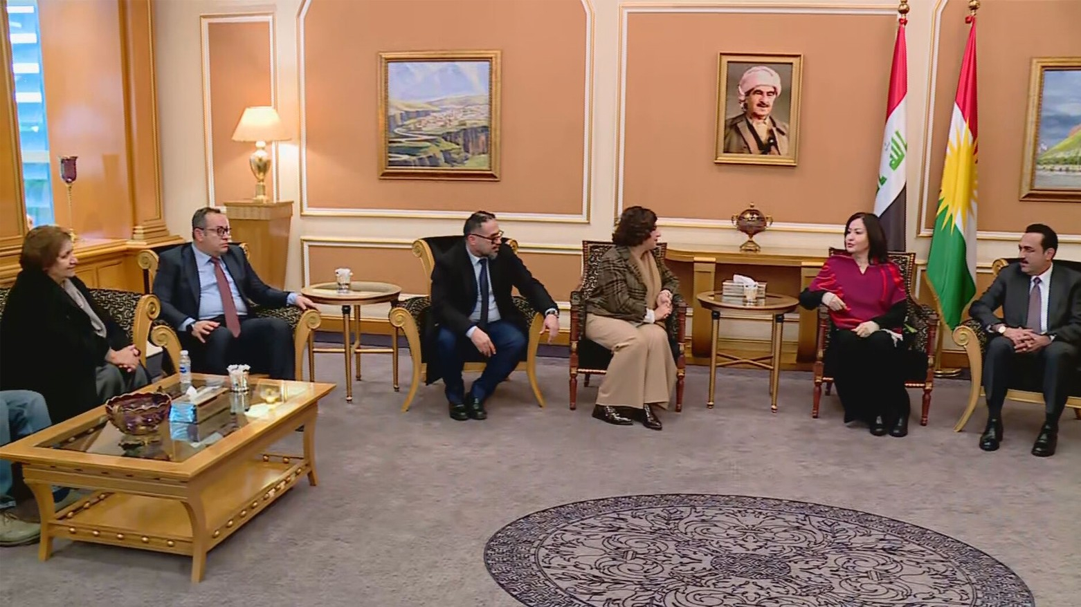 Şandeke parlamentoya Almanyayê ji bo gotebêja li ser rewşa Rojavayê Kurdistanê li Hewlêrê ye