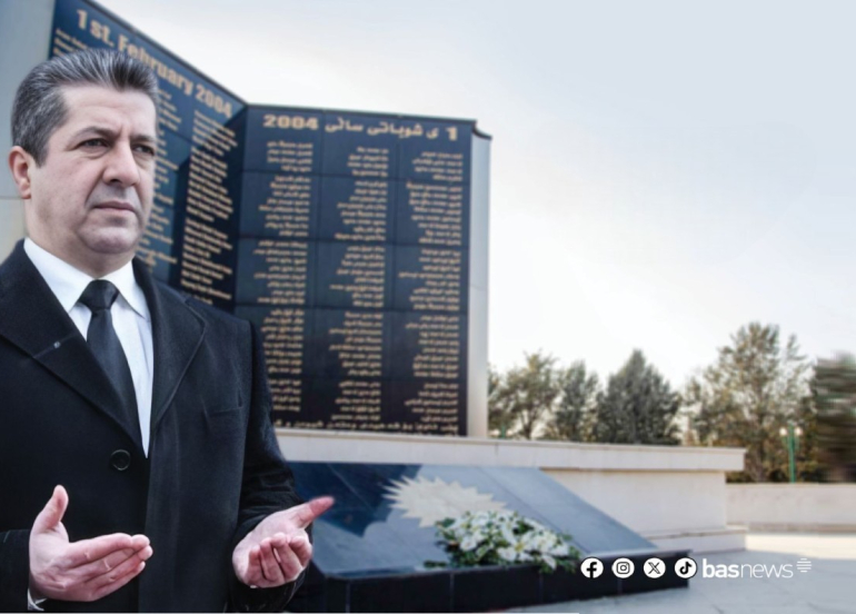 Bi amadebûna Mesrûr Barzanî merasîma salvegera 1ê Sibatê birêve diçe