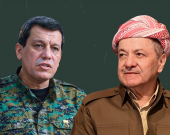 الرئيس بارزاني ومظلوم عبدي يتباحثان هاتفياً