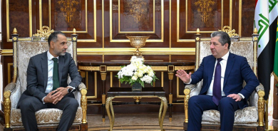 مەسرور بارزانی سەرۆکی حکوومەتی هەرێمی کوردستان, پێشوازی لە عیرفان سدیق باڵیۆزی بەریتانیا لە عێراق کرد.