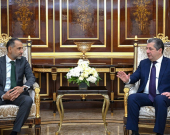 رئيس حكومة إقليم كوردستان يستقبل السفير البريطاني لدى العراق ايريفان صديق