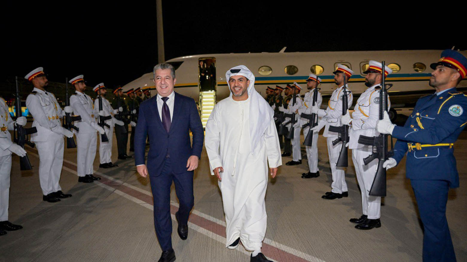 مسرور بارزاني يصل دبي للمشاركة في القمة العالمية للحكومات 2026