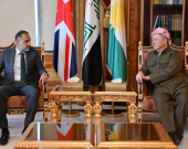 الرئيس بارزاني يستقبل السفير البريطاني لدى العراق عرفان صديق