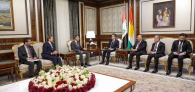 نـێــچيرڤــان بـــارزانــى، سه‌رۆكى هه‌رێمى كوردستان، پێشوازيى له‌ به‌ڕێز ئيرفان سديق، باڵیۆزی بەریتانیا له‌ عێراق و شاندێكى ياوه‌رى كرد.