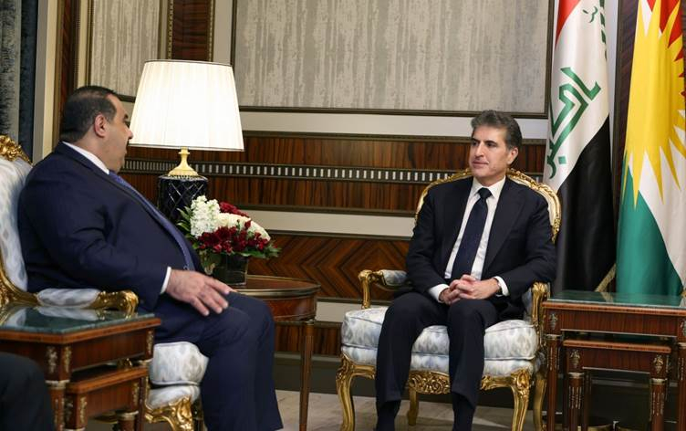 نيجيرفان بارزاني ومثنى السامرائي يؤكدان أهمية استمرار الحوار بين الأطراف السياسية