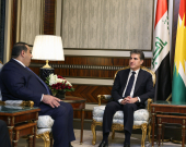 President Nechirvan Barzani meets with Muthanna al-Samarrai