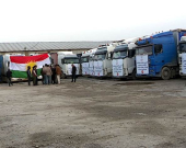 أربيل تمد يد العون مجدداً لروجافا كوردستان بـ 25 شاحنة