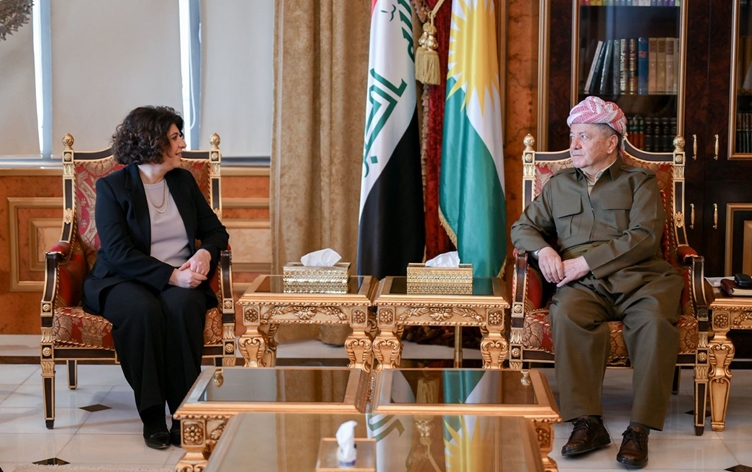 مسؤولة ألمانية تثمّن جهود الرئيس بارزاني في حماية الشعب الكوردي في روجافا كوردستان