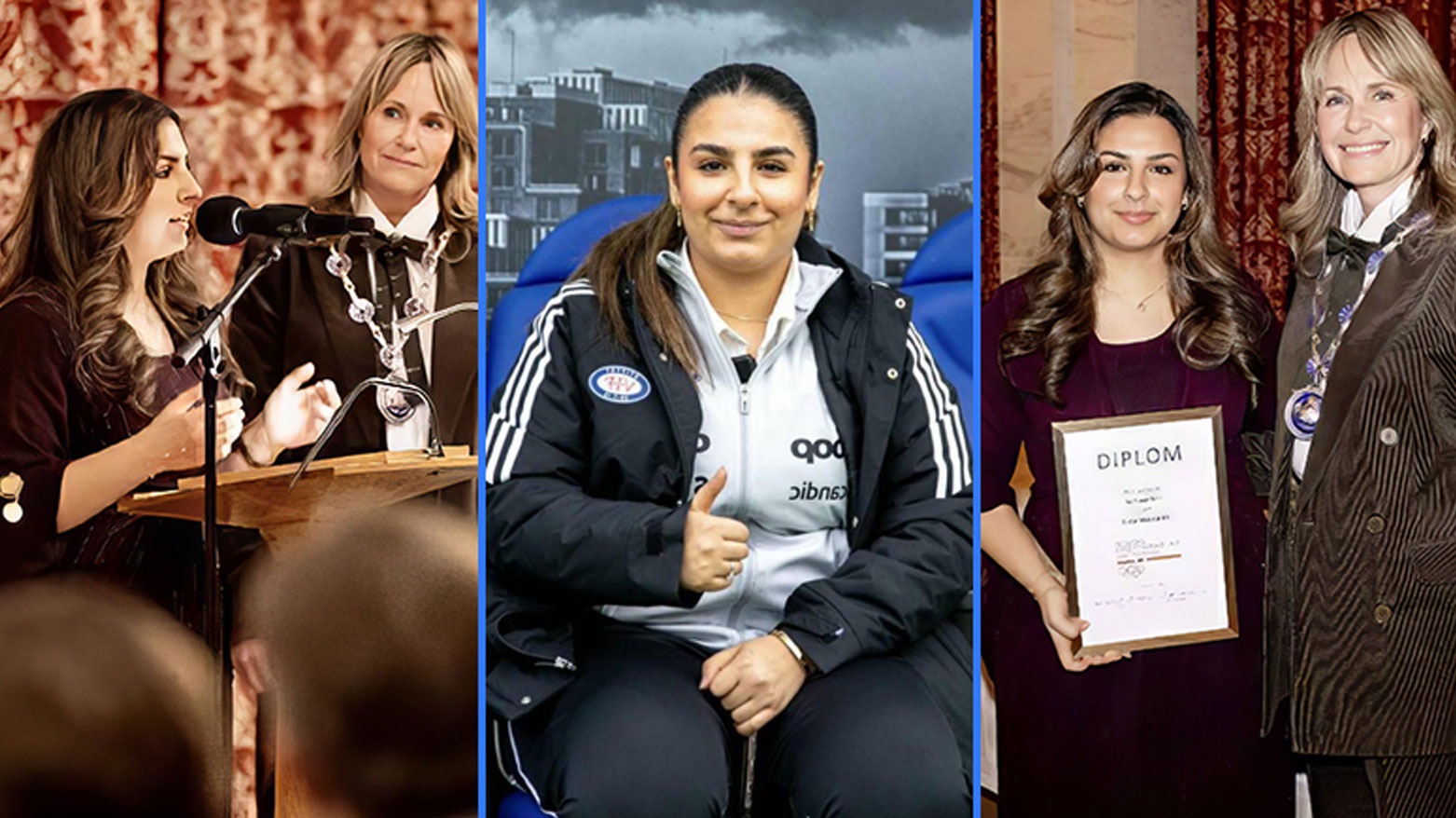 فتاةٌ كوردية تحصد جائزة أفضل رياضية شابة في النروج