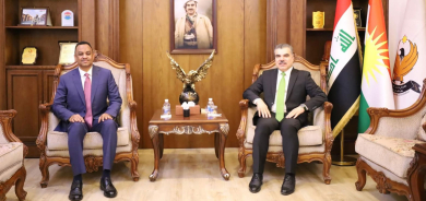 فارس عيسى يلتقي القائم بأعمال سفارة جمهورية الصومال الفدرالية في بغداد