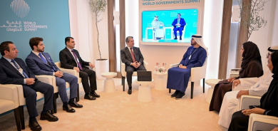 Serokê Hikûmetê li gel Serokê Lûtkeya Cîhanî ya Hikûmetan û Wezîrê Karûbarên Encûmena Wezîrên Îmaratê civiya