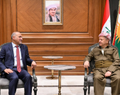 الرئيس بارزاني يستقبل رئيس تيار الغد السوري احمد الجربا