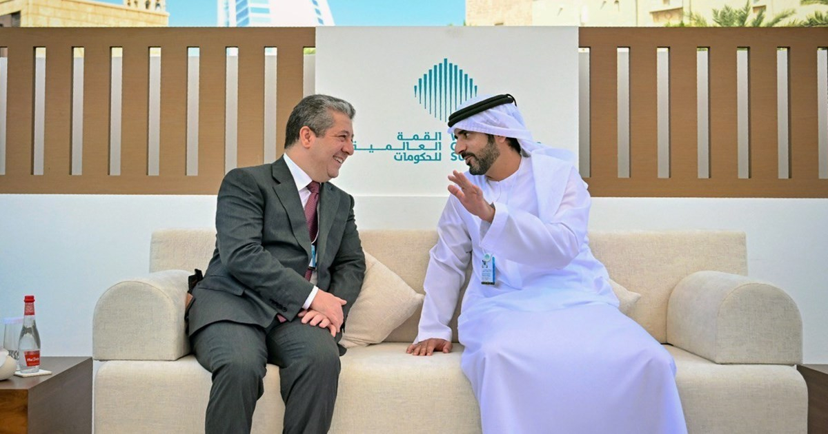 Serokê Hikûmetê li gel Welîahdê Dubeyî û Cîgirê Serokwezîrê Îmaratê civiya