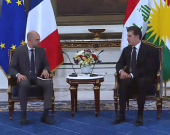 نيجيرفان بارزاني يستقبل وزير الخارجية الفرنسي في أربيل