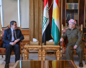 Serok Mesûd Barzanî bi Mezlûm Ebdî re civiya