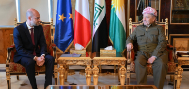 Serok Barzanî pêşwazî li Wezîrê Derve yê Fransayê Jean-Noel Barrot kir