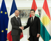 President Nechirvan Barzani, French FM Barrot Reaffirm Support for Kurdistan, Syria Stability, and Fight Against ISIS
