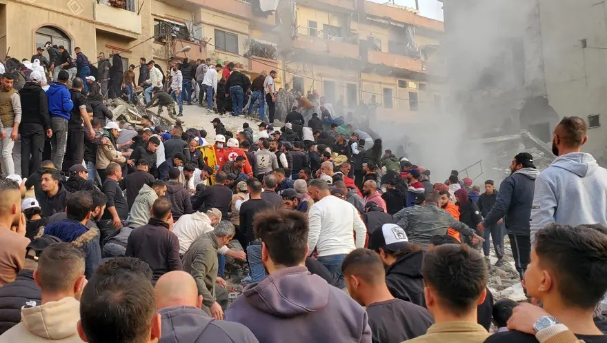 Li Lubnanê, ji ber hilweşîna avahiyek kevin 9 mirin, 6 kes birîndar bûn