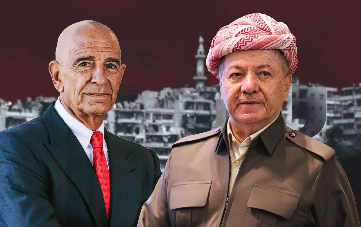 Serok Barzanî û Tom Barrack pêywendiyeke telefonî pêk anîn