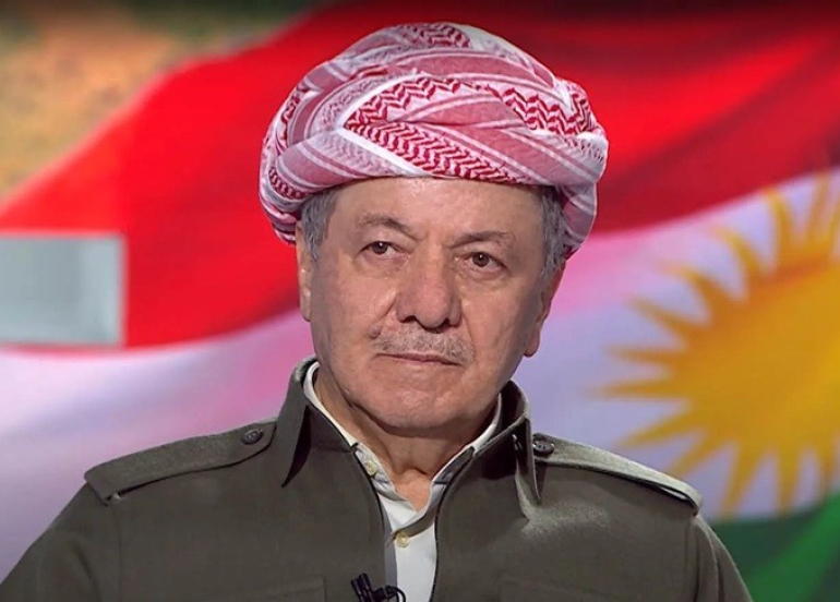 Serok Barzanî bi peyamekî serxweşî li Elî Ewnî kir