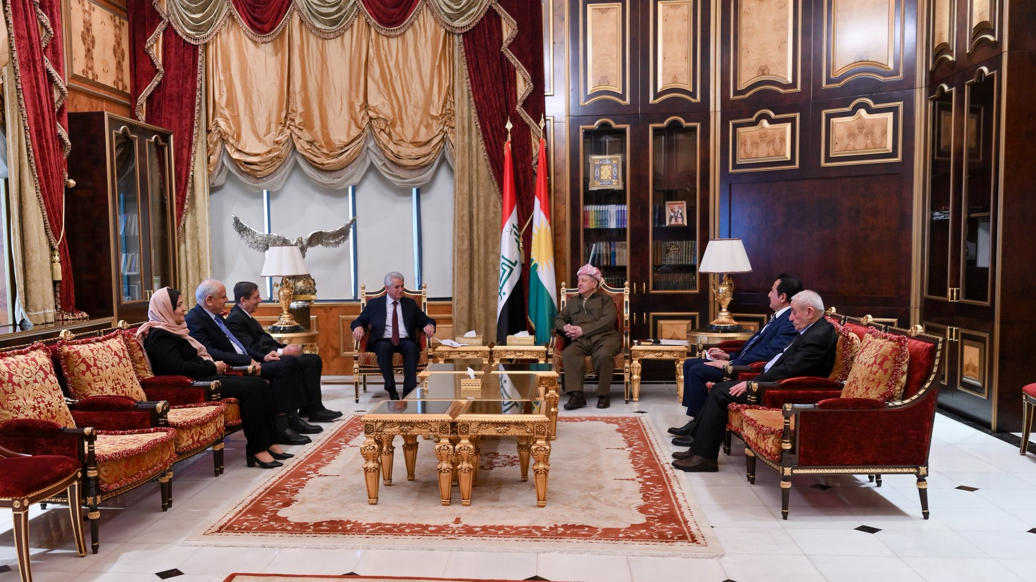 President Barzani Meets Kurdish National Council Leadership to Discuss Syria Developments