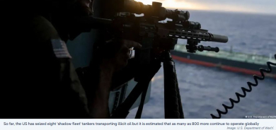 US Forces Board Sanctioned Oil Tanker in Indian Ocean, Pentagon Says