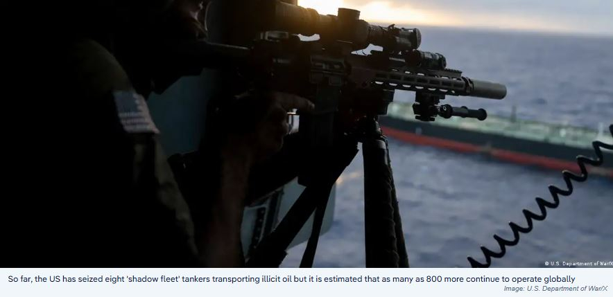 US Forces Board Sanctioned Oil Tanker in Indian Ocean, Pentagon Says